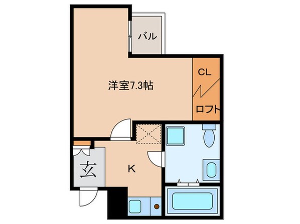 インフィニティ今池の物件間取画像